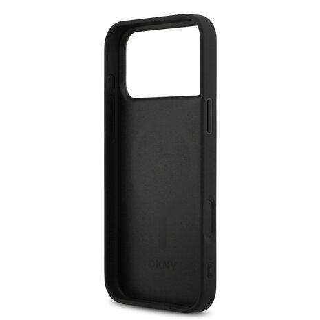 DKNY iPhone 17 Pro Max Back-Cover hülle - MagSafe - Grid Pattern - Schwarz