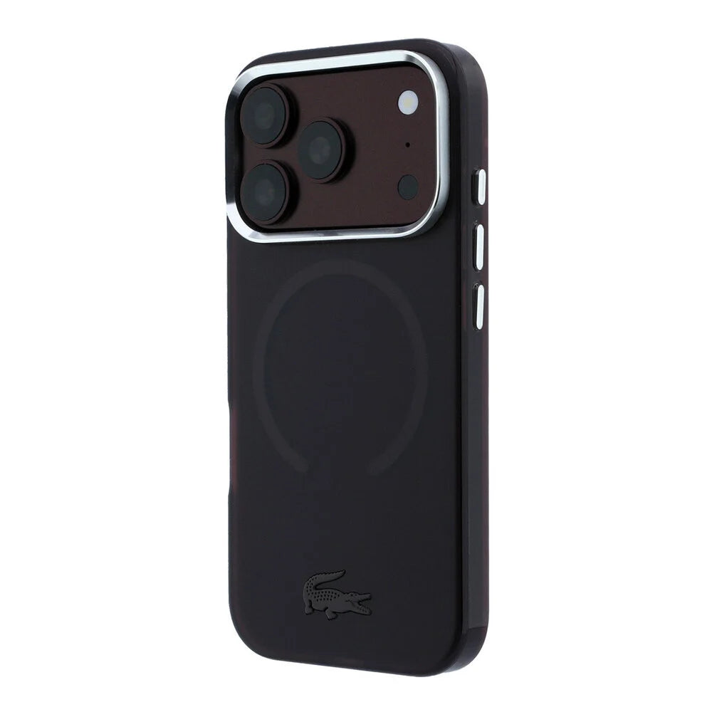 Lacoste iPhone 18 Pro Max Back-Cover hul - HC Magsafe IML Frosted - Burgundy