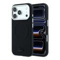 Lacoste iPhone 18 Pro Max Back-Cover hul - HC Magsafe PVC Petit Pique Embossed - Schwarz