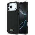 Lacoste iPhone 18 Pro Max Back-Cover hul - HC Magsafe Petit Pique Pvc Lacquer Logo - Schwarz