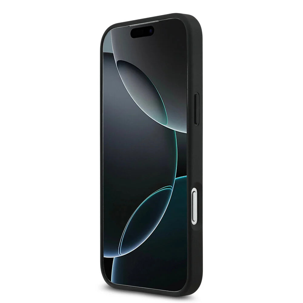 Lacoste iPhone 18 Pro Max Back-Cover hul - HC Magsafe Petit Pique Pvc Lacquer Logo - Schwarz