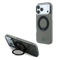 Lacoste iPhone 18 Pro Max Back-Cover hul - HC Magsafe IML Glossy Finish With Ring Stand - Schwarz